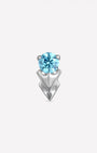 Gemstone Arrowhead Flatback Stud
