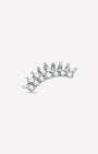 Crowned Crescent Flatback Stud