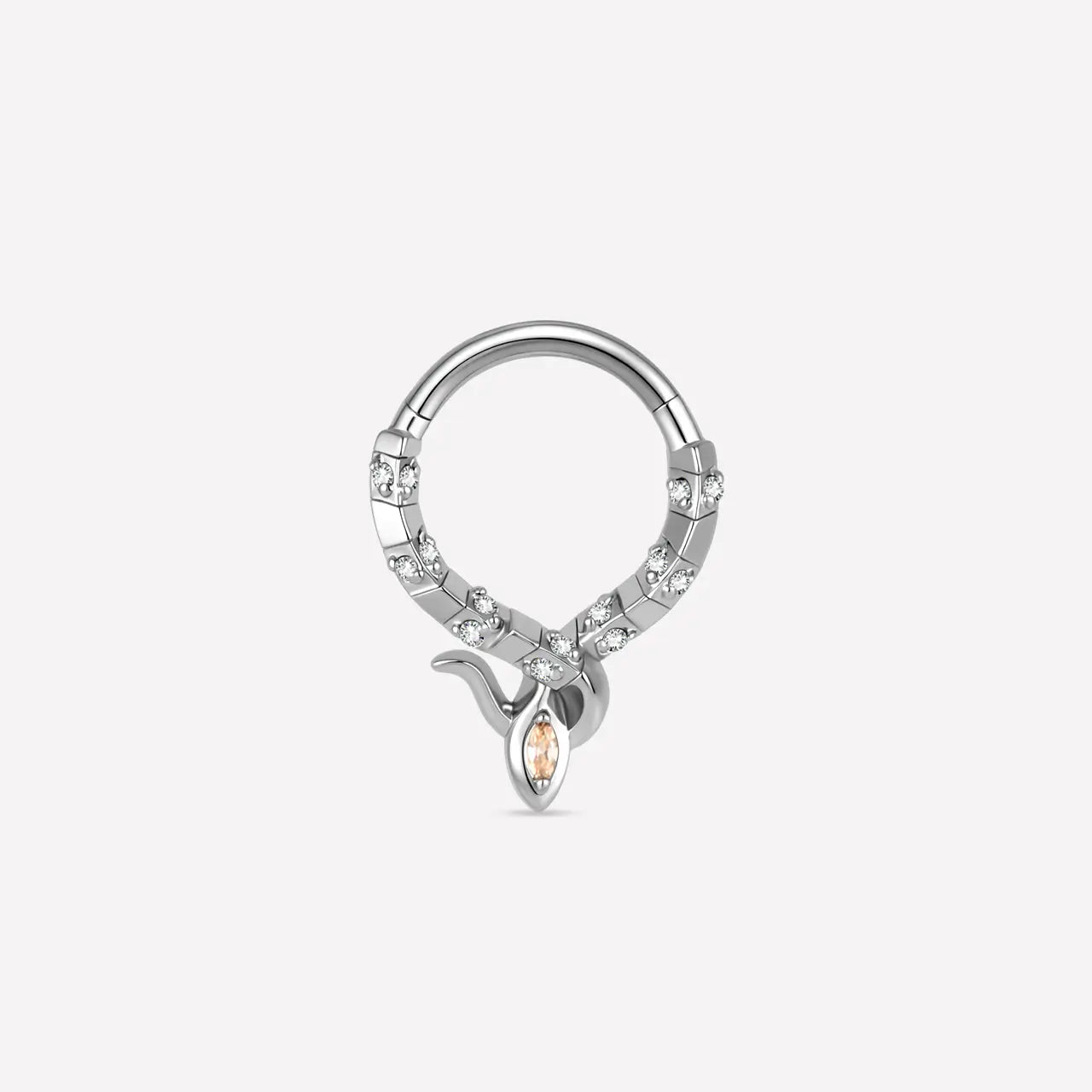 Clicker con serpente arrotolato e marquise
