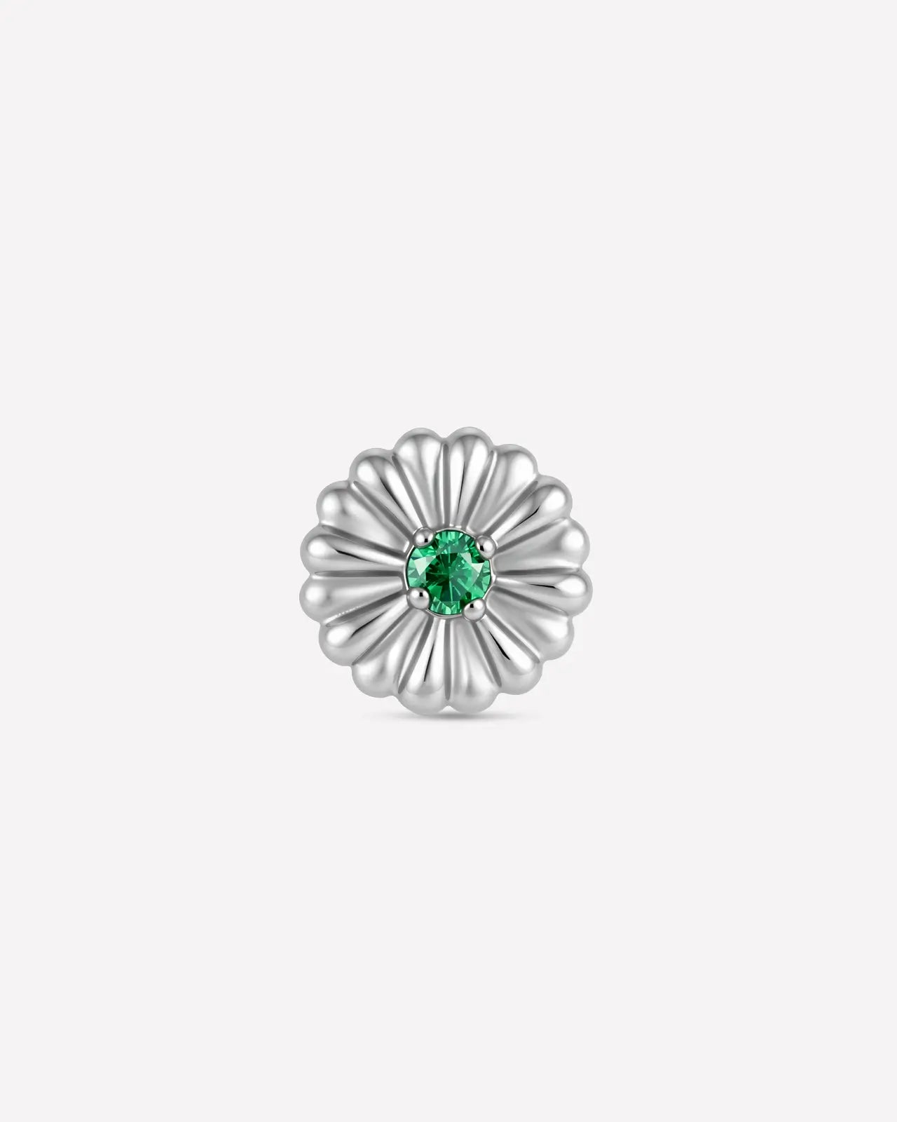 Radiant Petal Bloom Flatback Stud