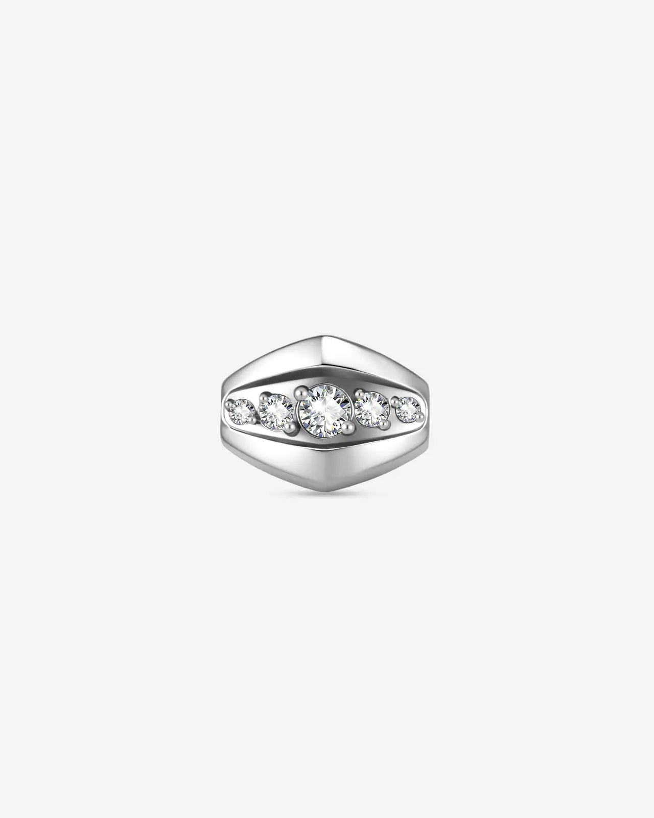 Graduated Zirconia Arc Flatback Stud