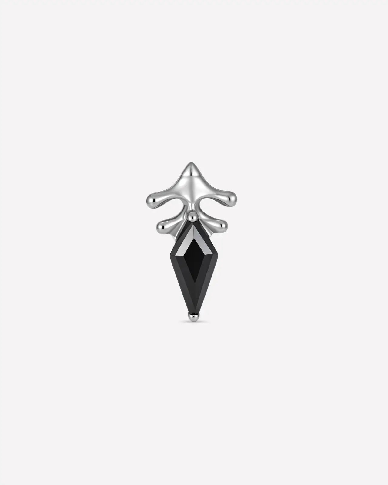 Iris Veil Flatback Stud