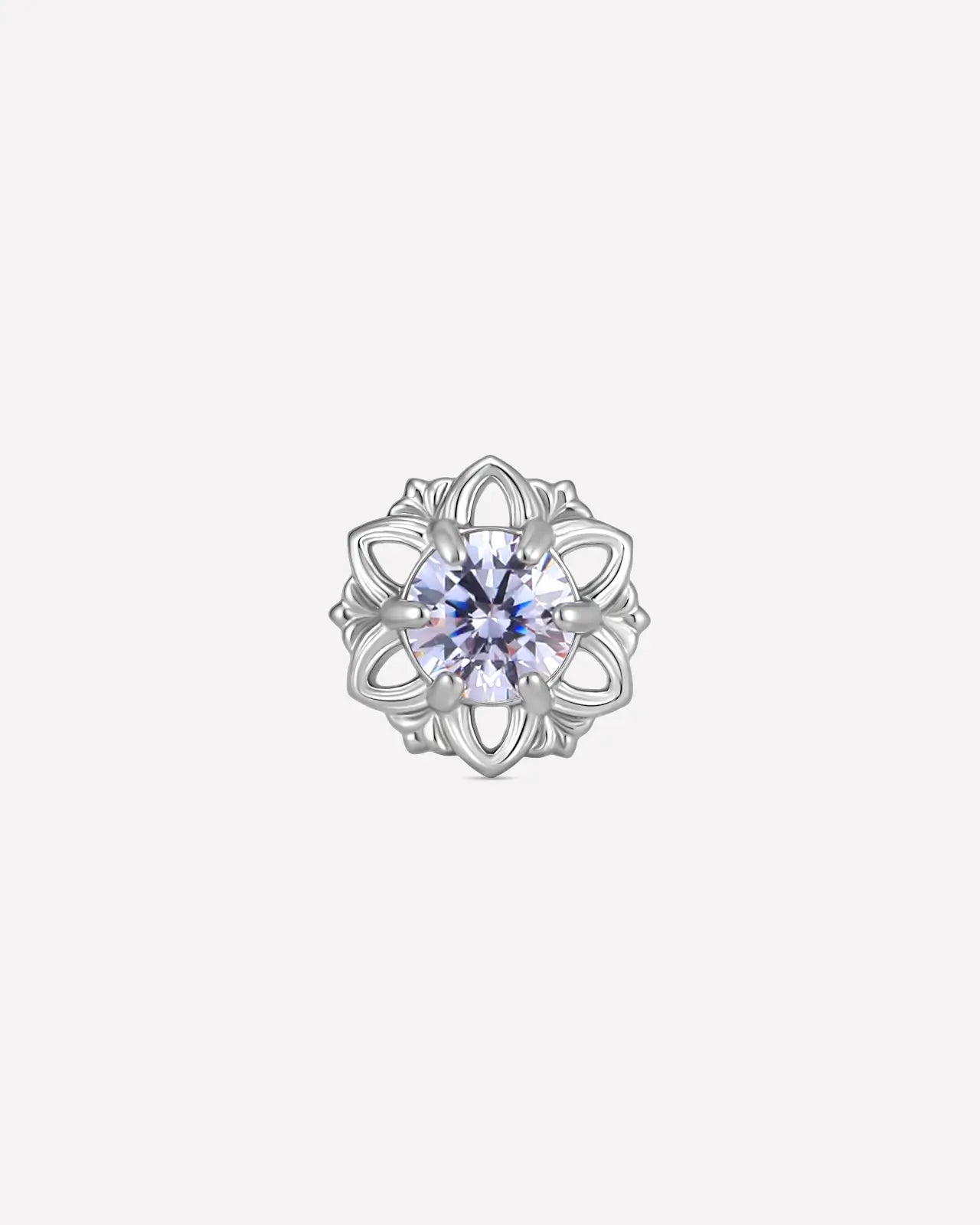 Radiant Blossom Flatback Stud
