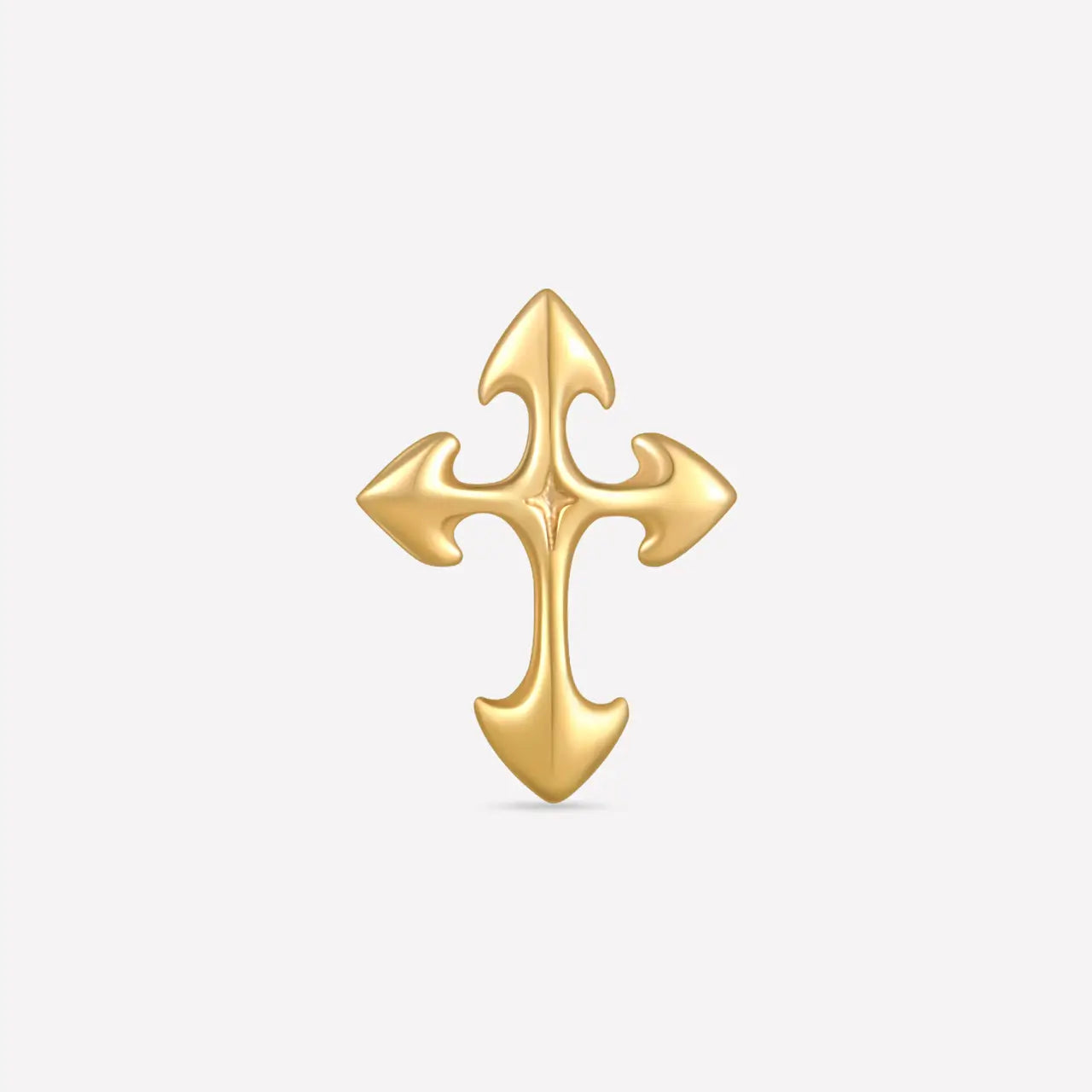 Gothic Arrow Cross Flatback Stud