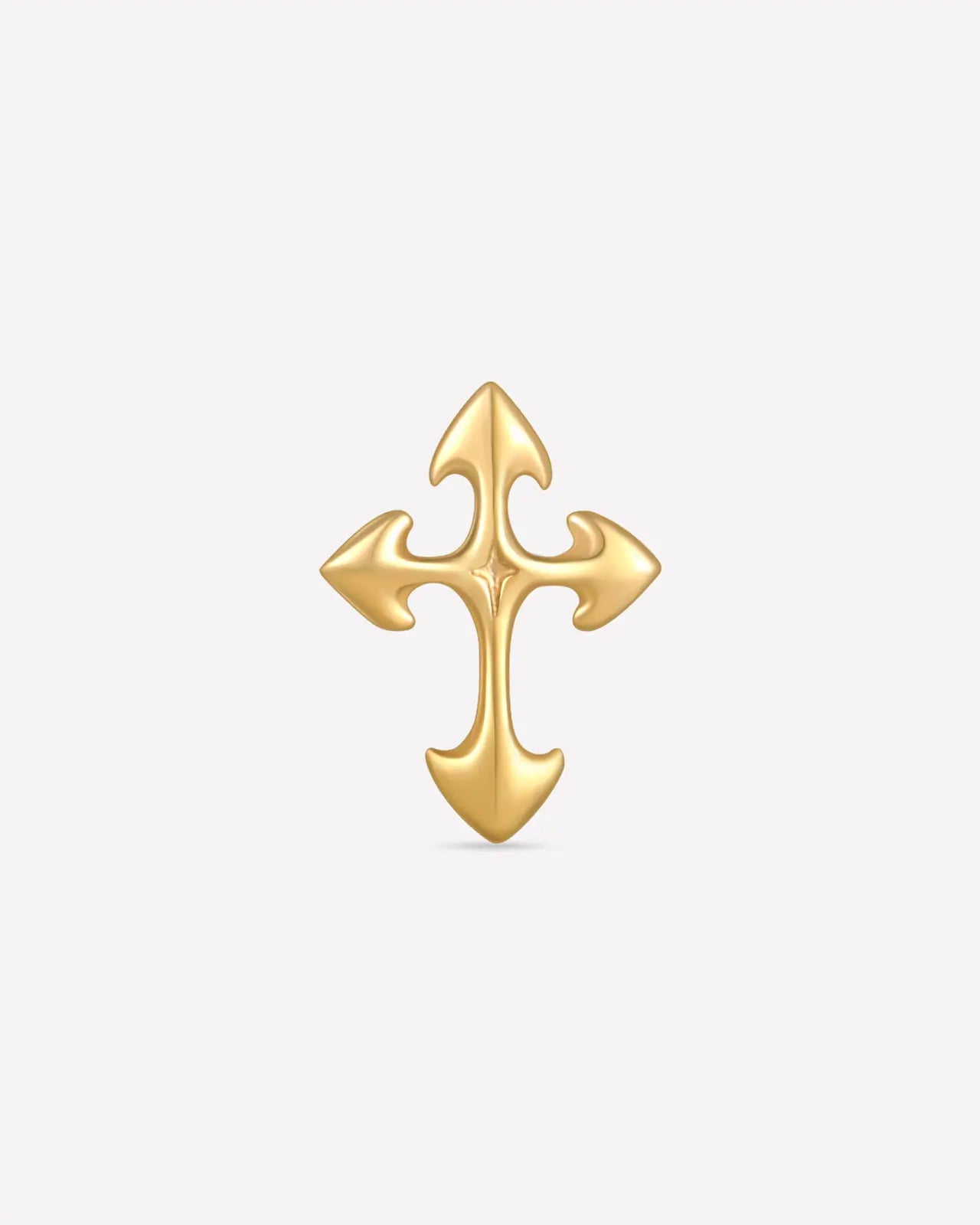 Gothic Arrow Cross Flatback Stud