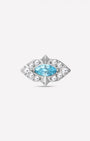 Evil Eye Halo Flatback Stud