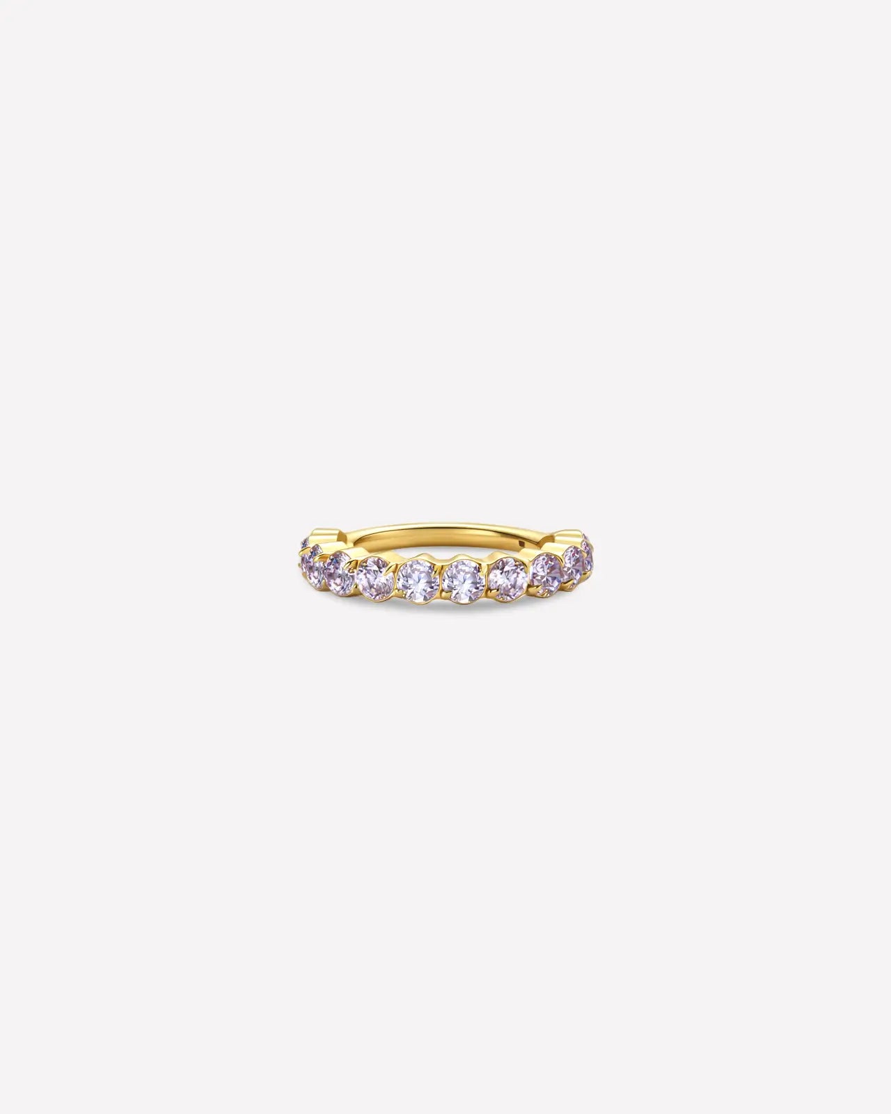 Half Pavé Eternity Clicker