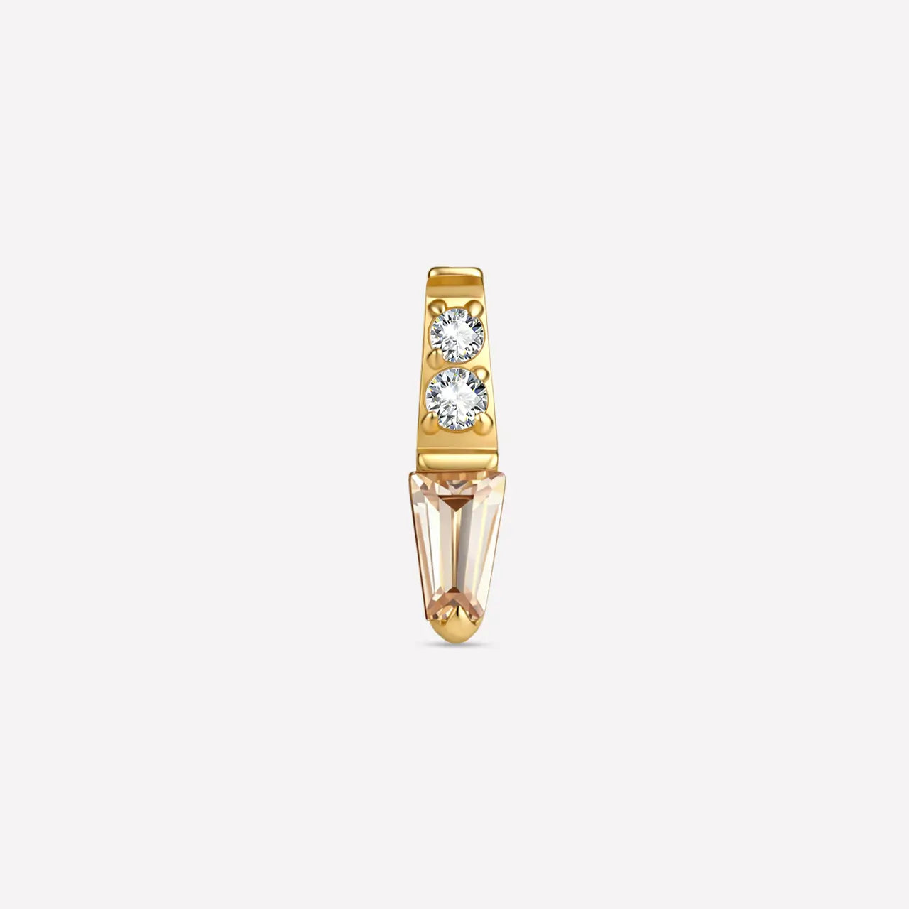 Prism Point Duo Gem Flatback Stud