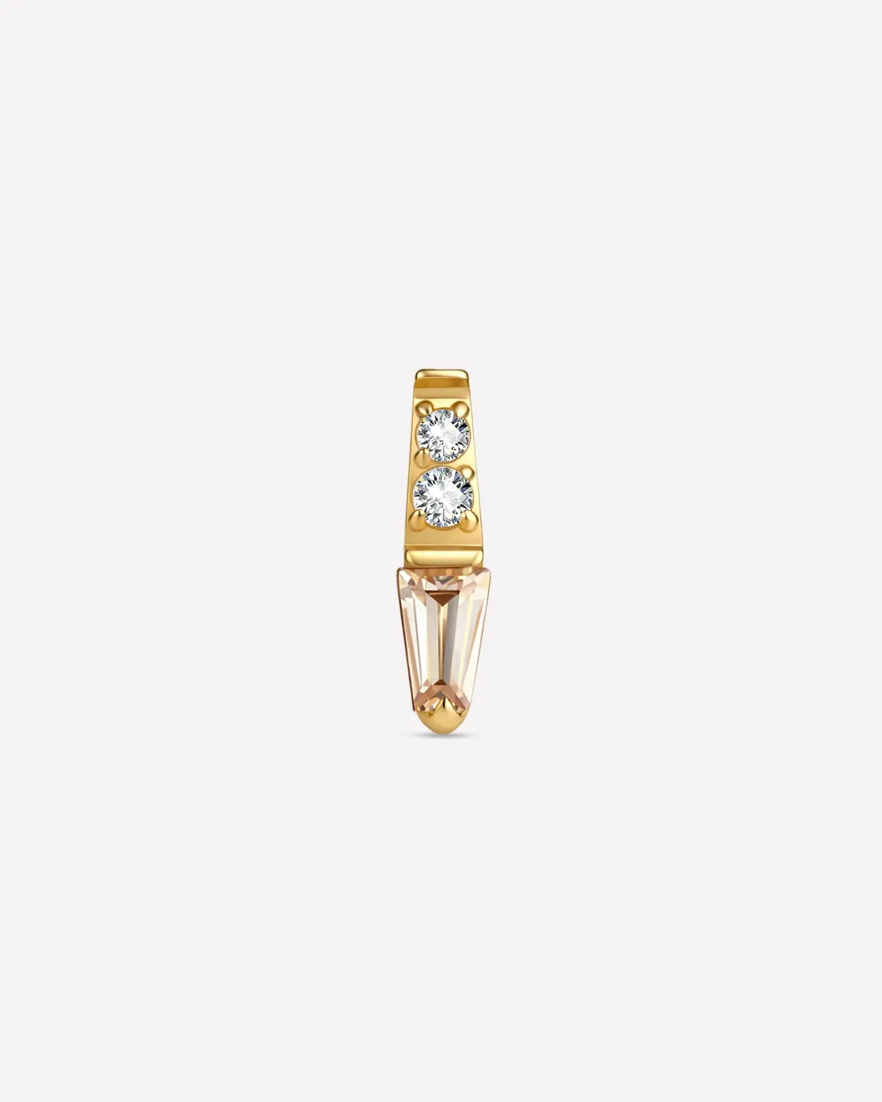 Falling Starlight Flatback Stud