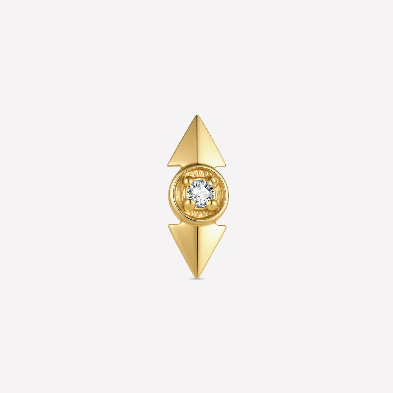 Axis Arrow Gem Flatback Stud