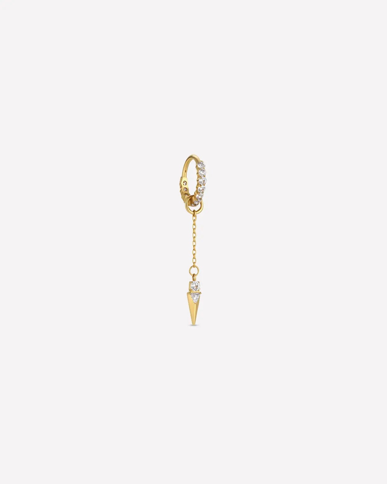 Prism Spike Hoop Charm