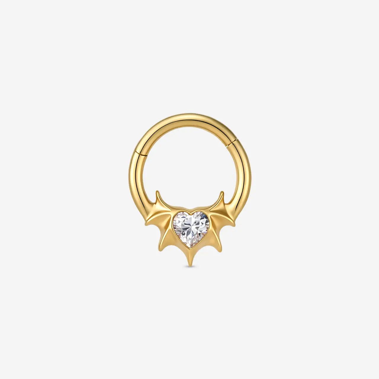Anillo clicker Umbraheart con alas