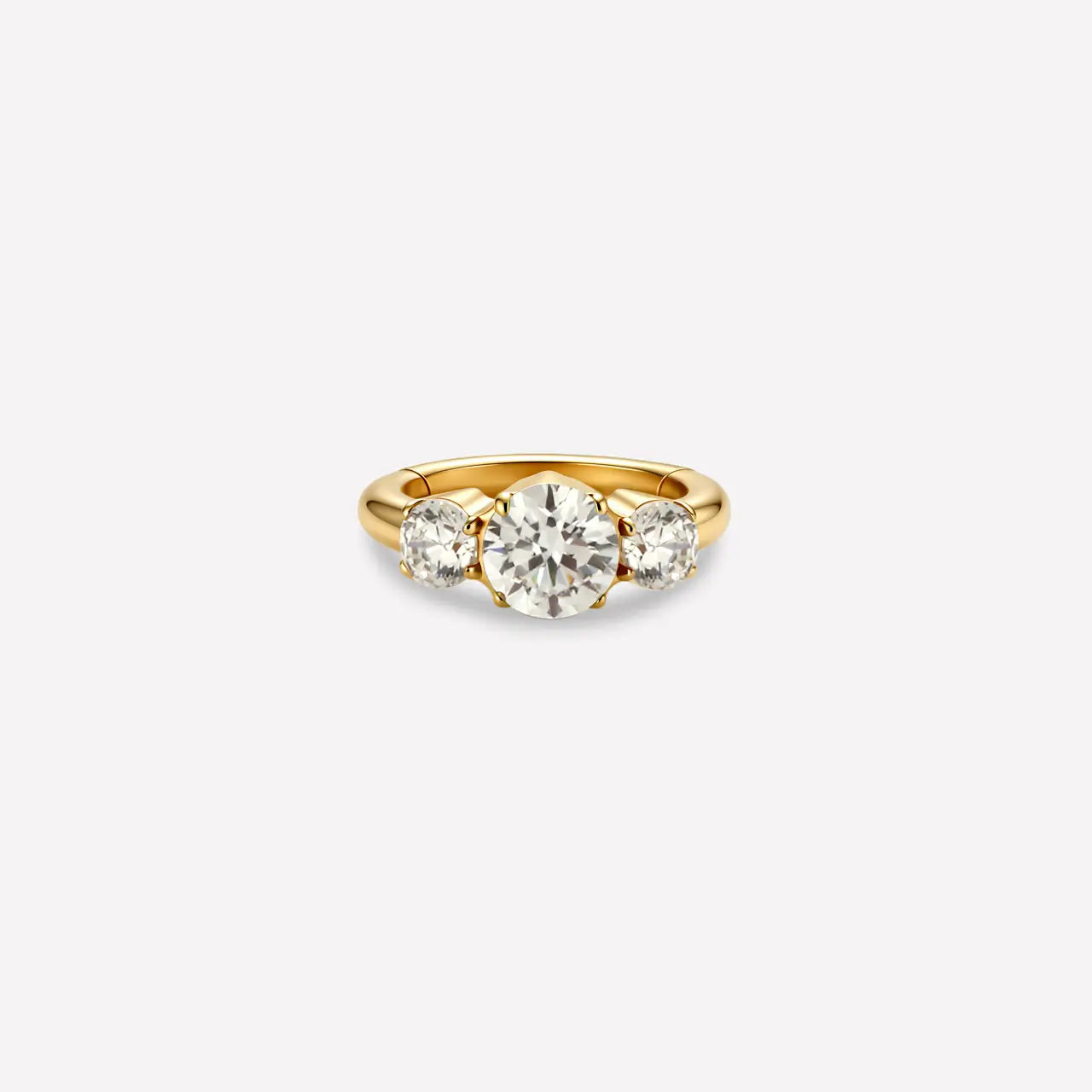 Solar Trinity Clicker Ring