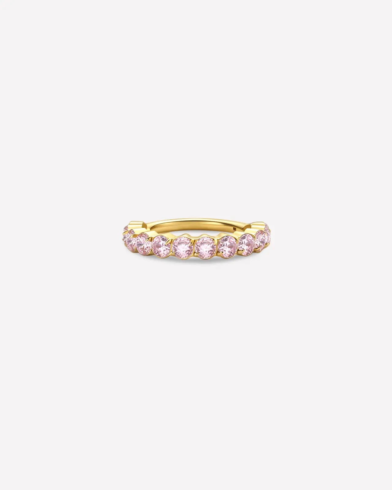 Half Pavé Eternity Clicker
