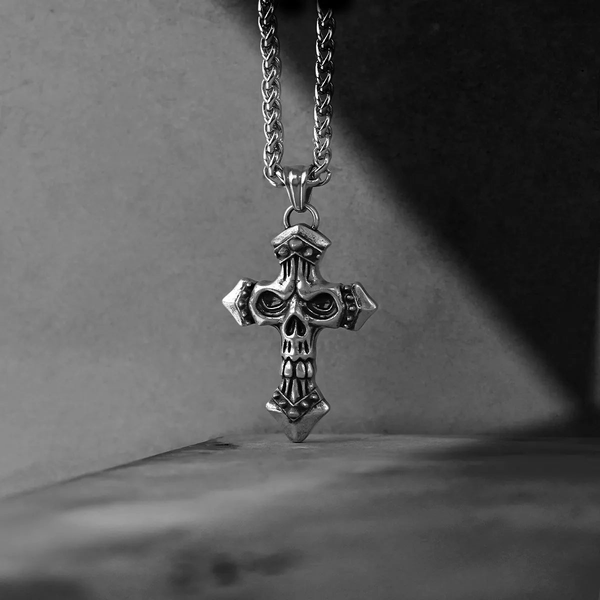 SKULL CROSS NECKLACES