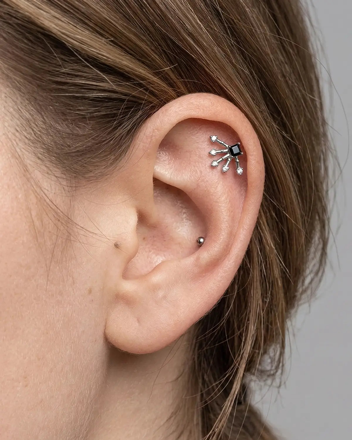 Radiant Starburst Flatback Stud