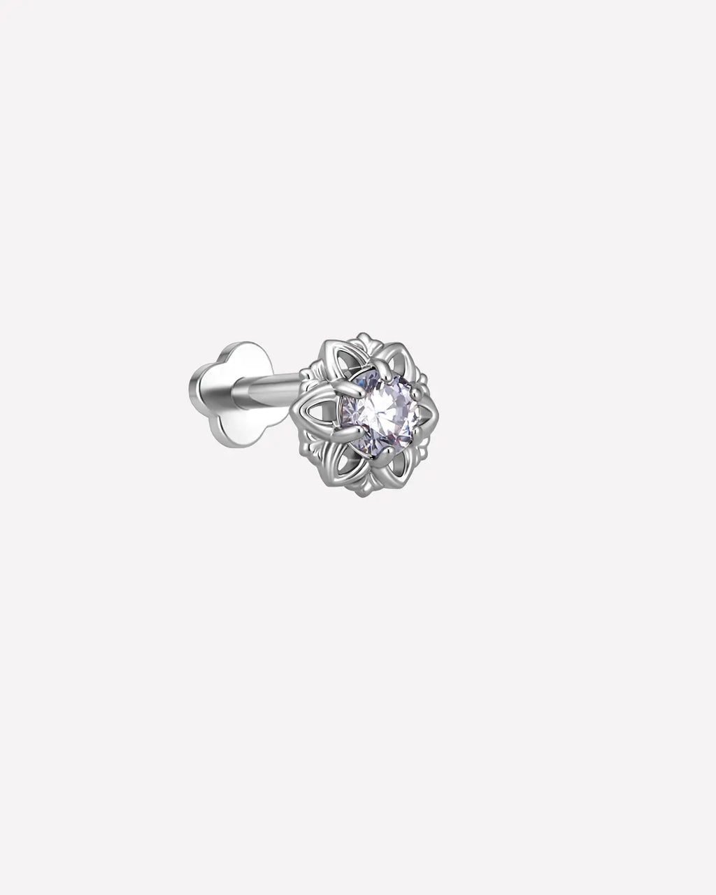 Radiant Blossom Flatback Stud