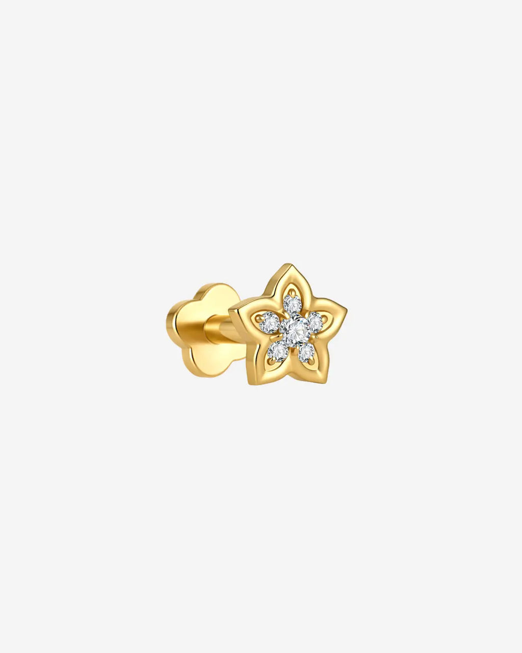 Celestial Blossom Flatback Stud