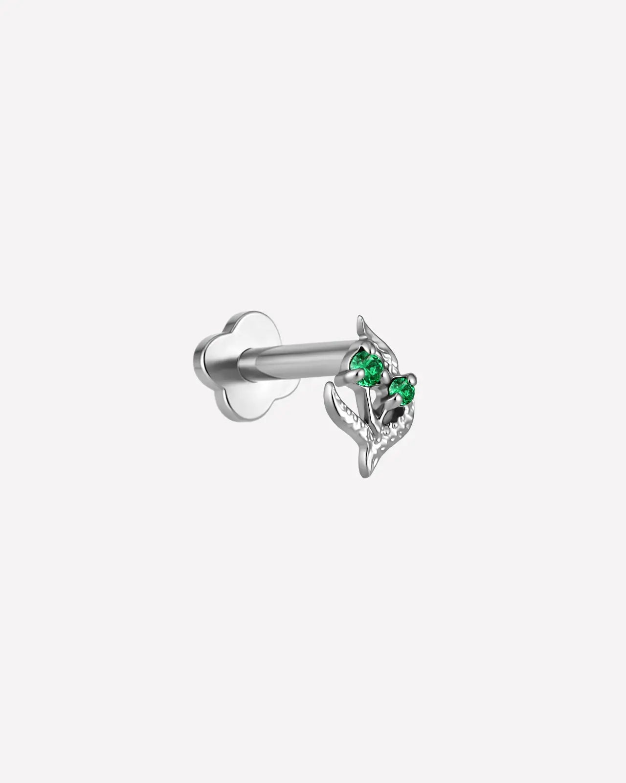 Twin Bloom Vine Flatback Stud