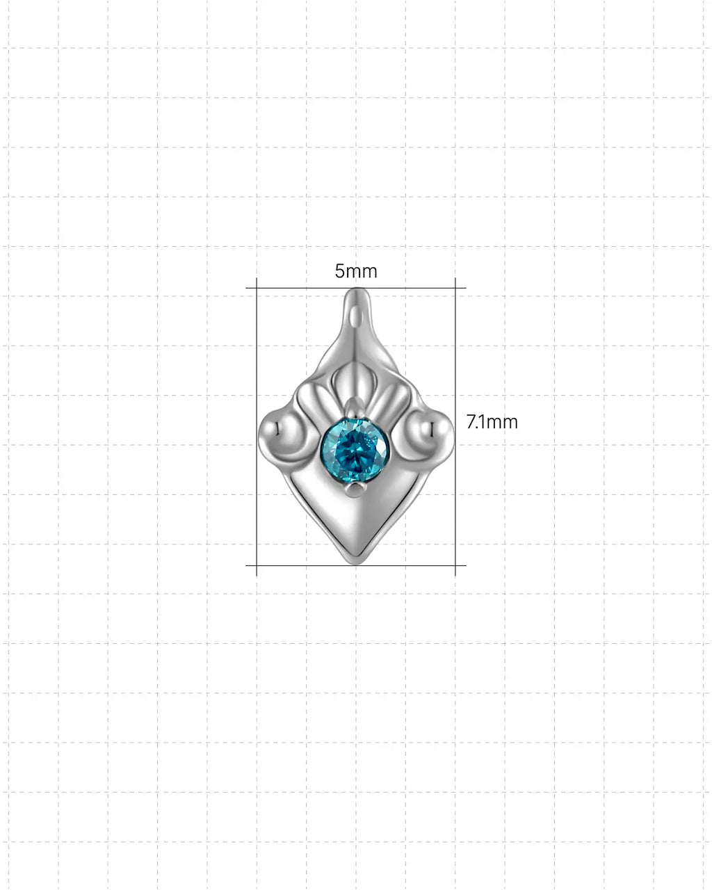 Aegis Crest Flatback Stud