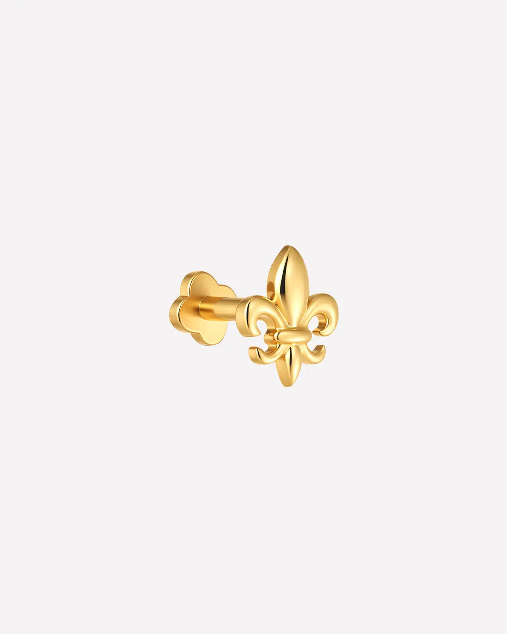 Heraldische Fleur-de-Lis Flatback-Ohrstecker