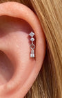 Prisma-Klang-Tropfen-Flatback-Stud