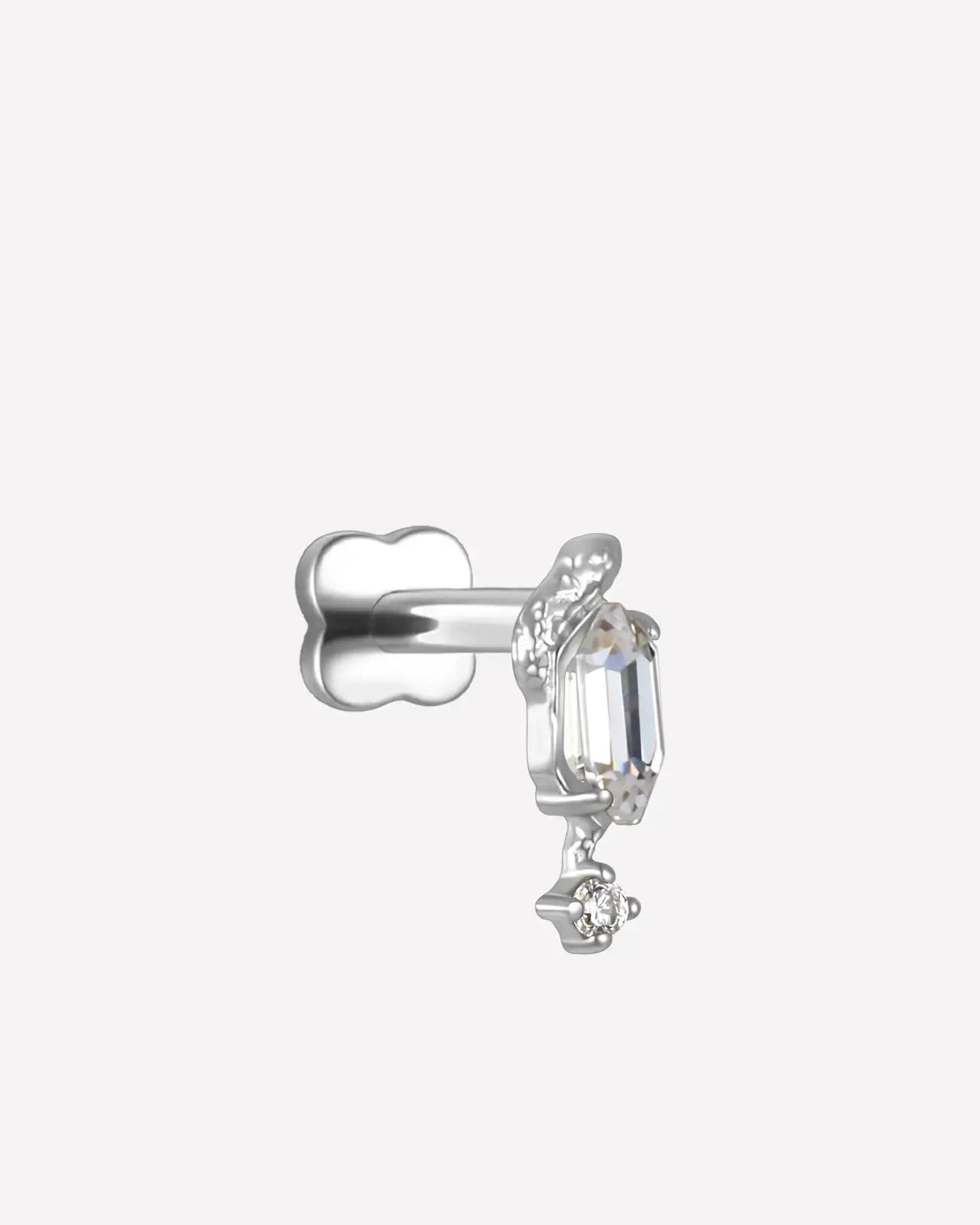 Schlangen-Hex-Kristall-Flatback-Stecker