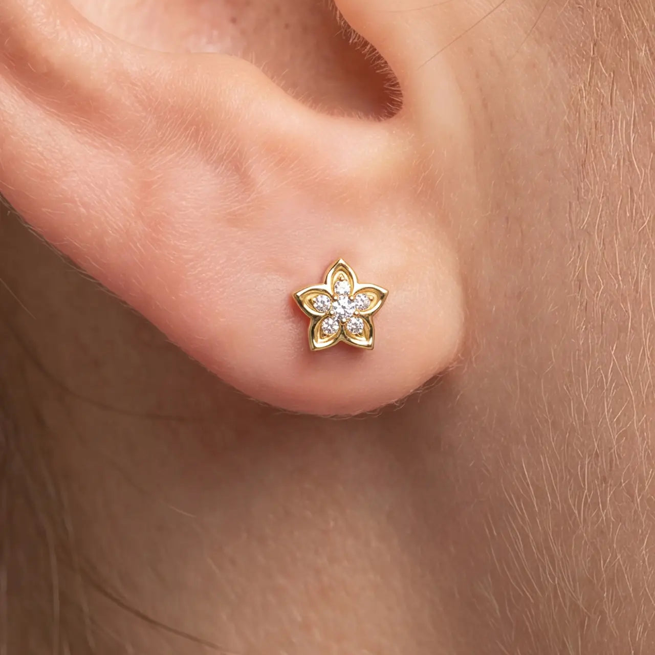 Celestial Blossom Flatback Stud