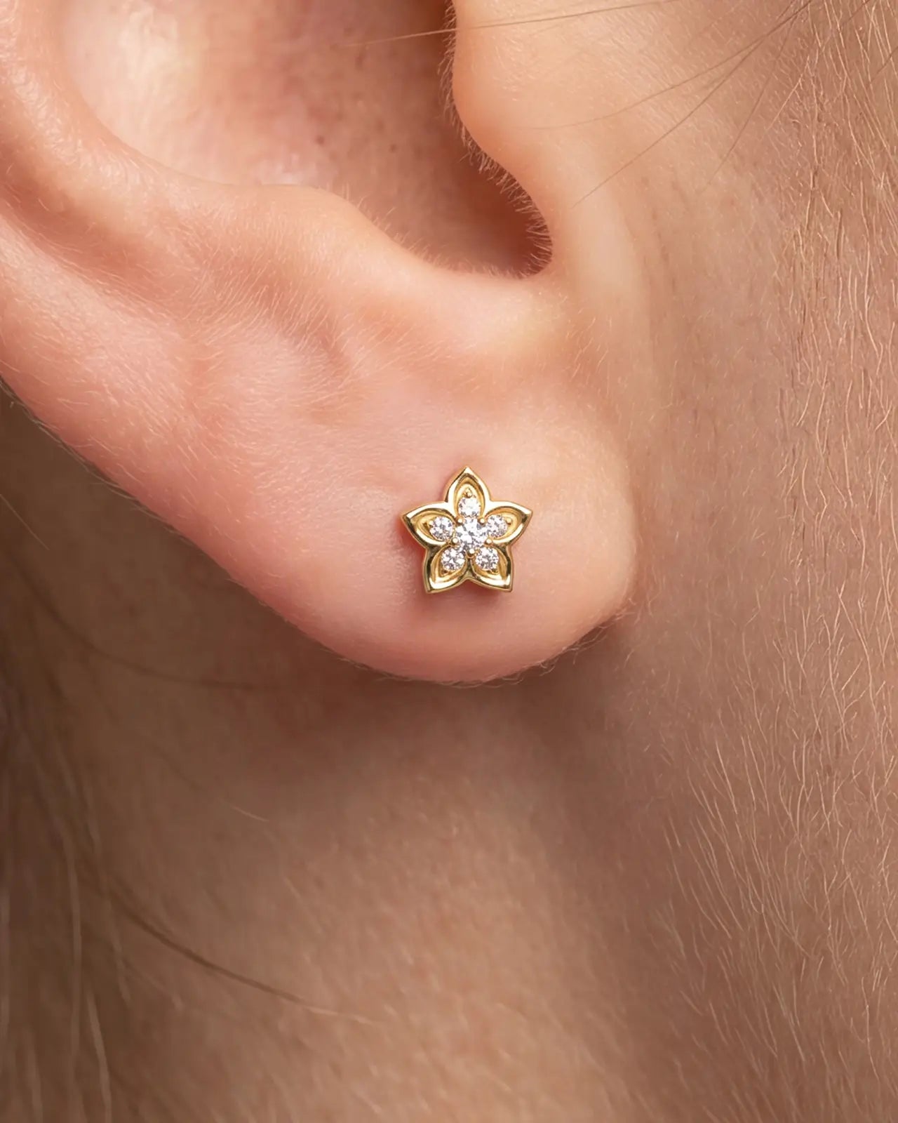 Celestial Blossom Flatback Stud