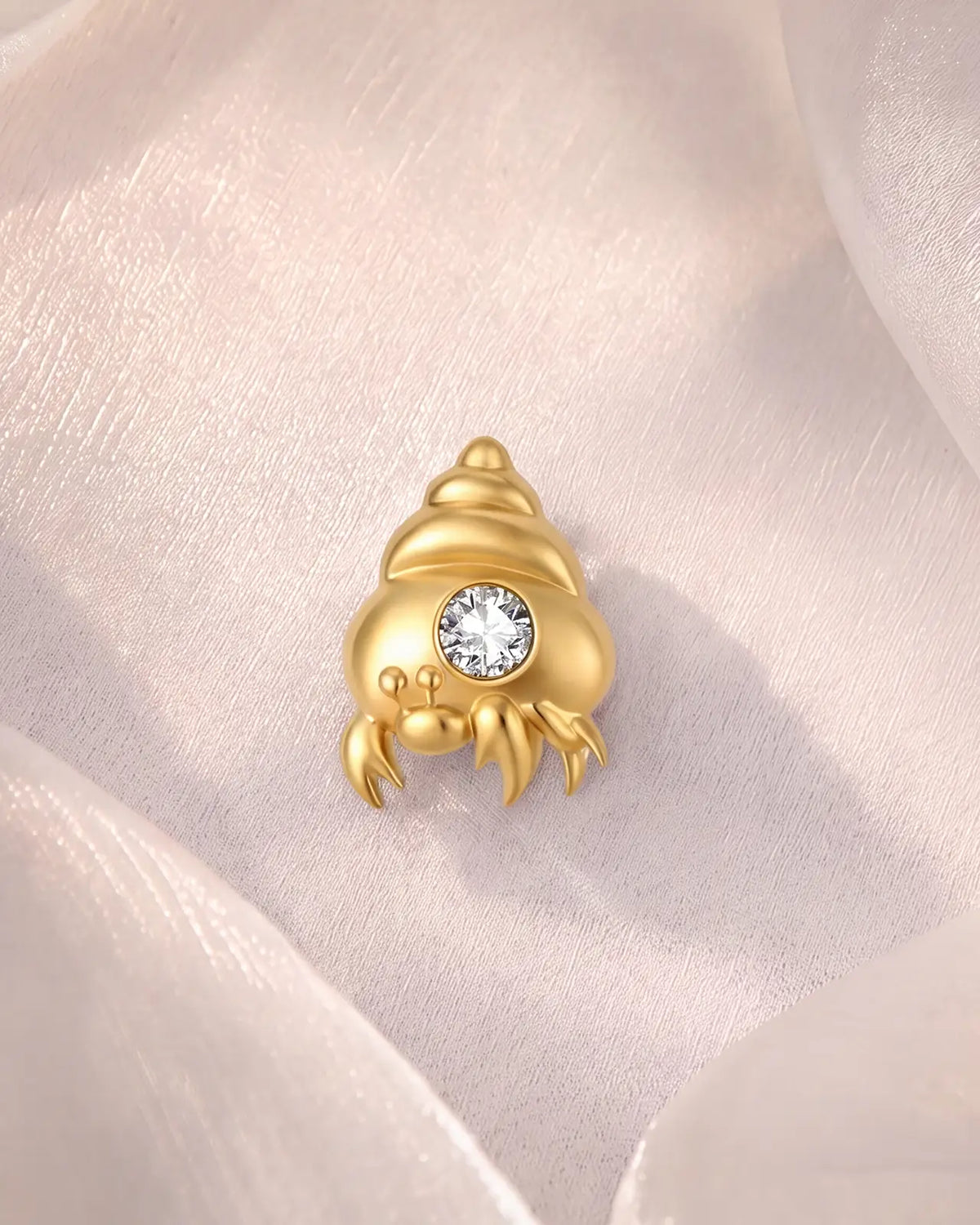 Tidebound Hermit Crab Flatback Stud