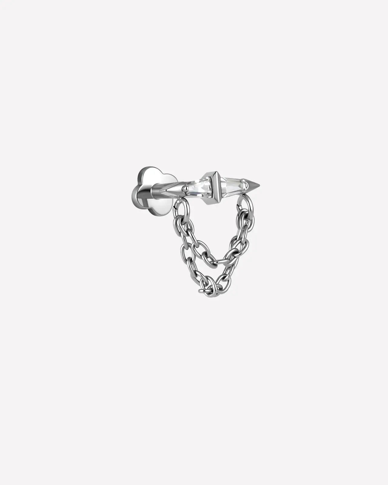 Prism Spike Drape Flatback Stud