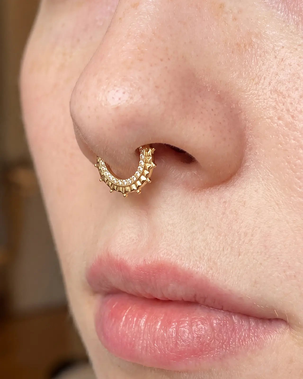Milgrain Pavé Halo Clicker