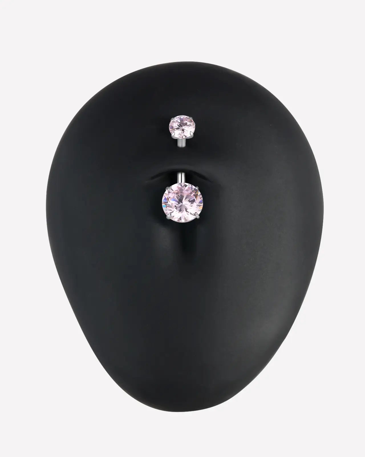 Twin Radiance Belly Button Ring