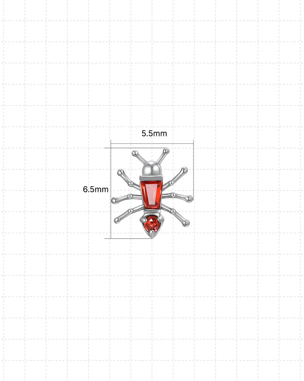 Verzauberter Käfer Flatback Ohrstecker
