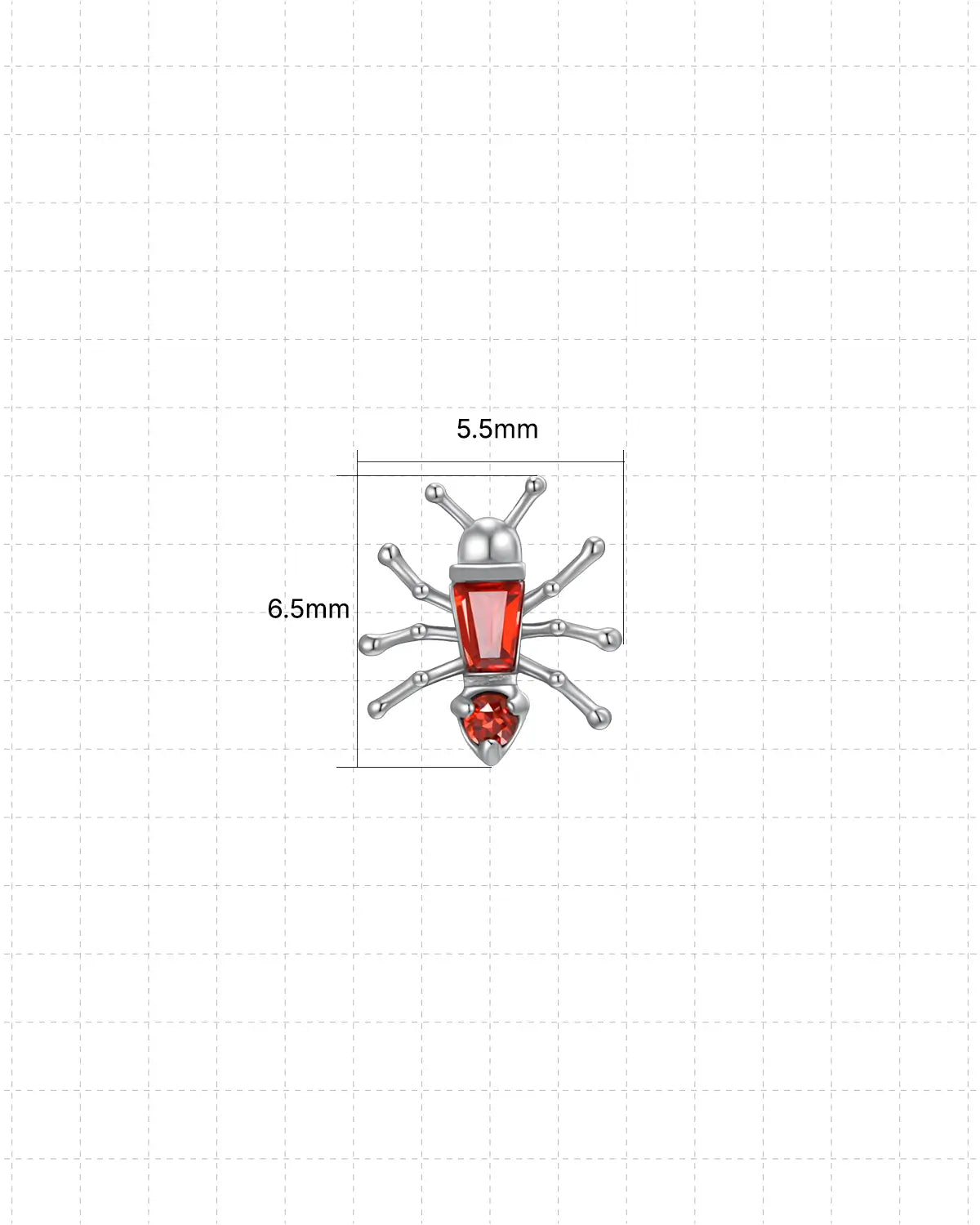 Verzauberter Käfer Flatback Ohrstecker
