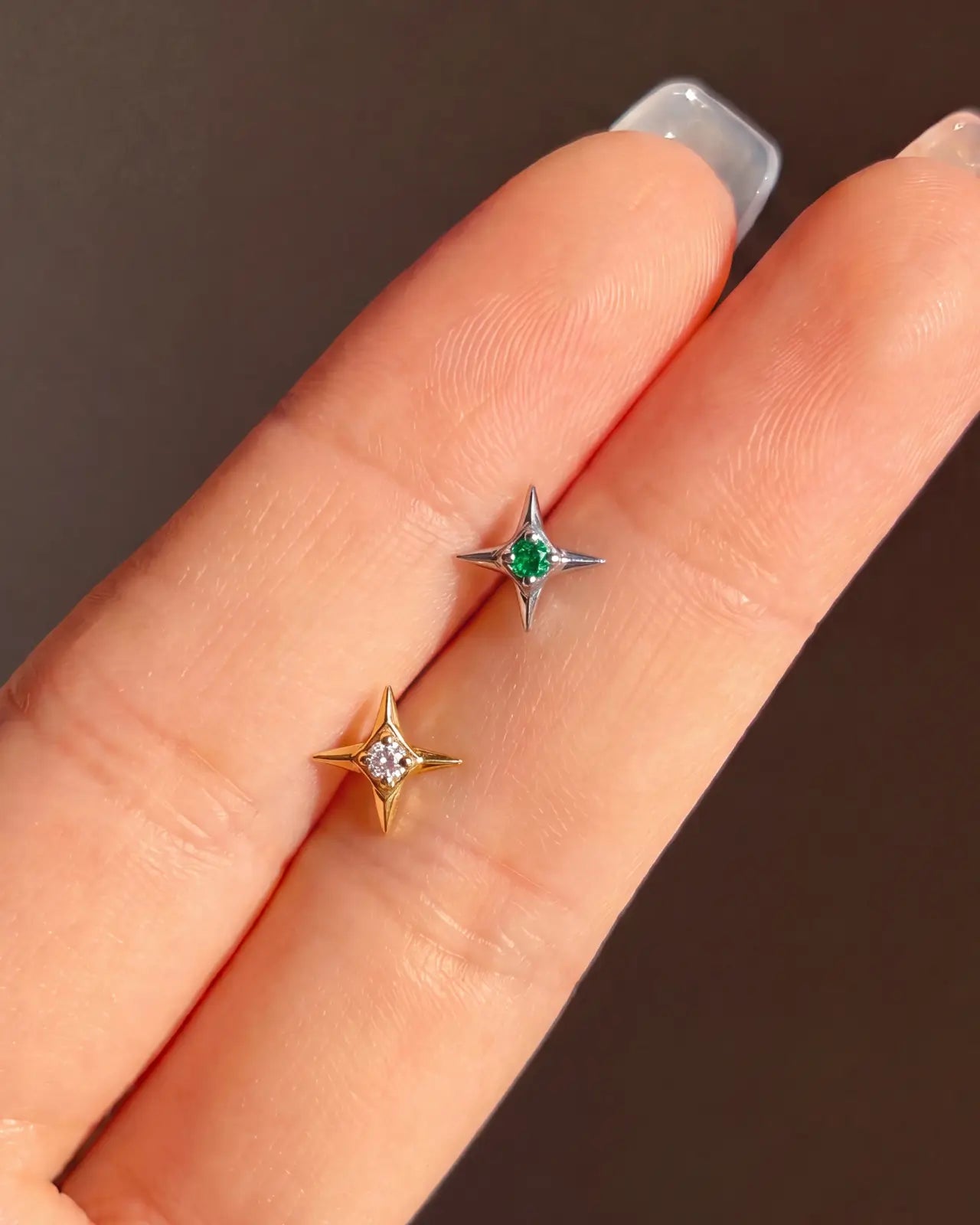 Celestial Starburst Flatback Stud