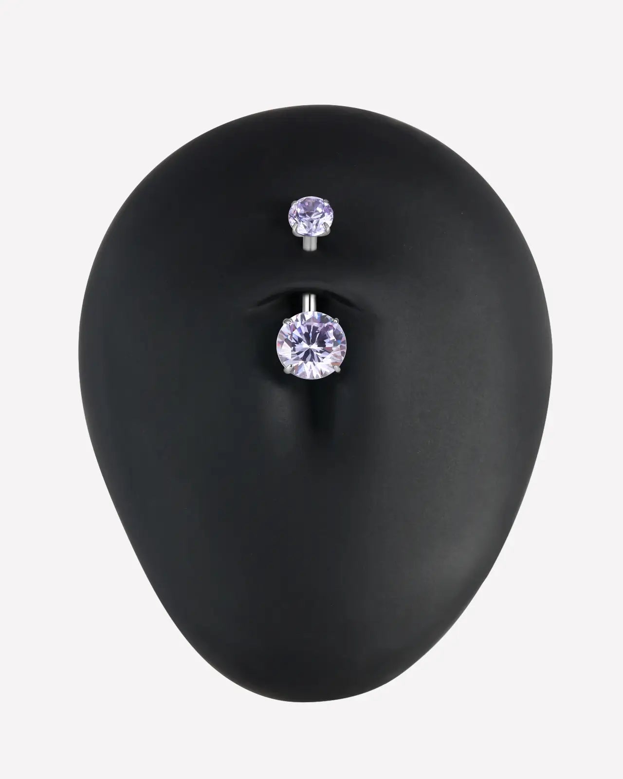 Twin Radiance Belly Button Ring