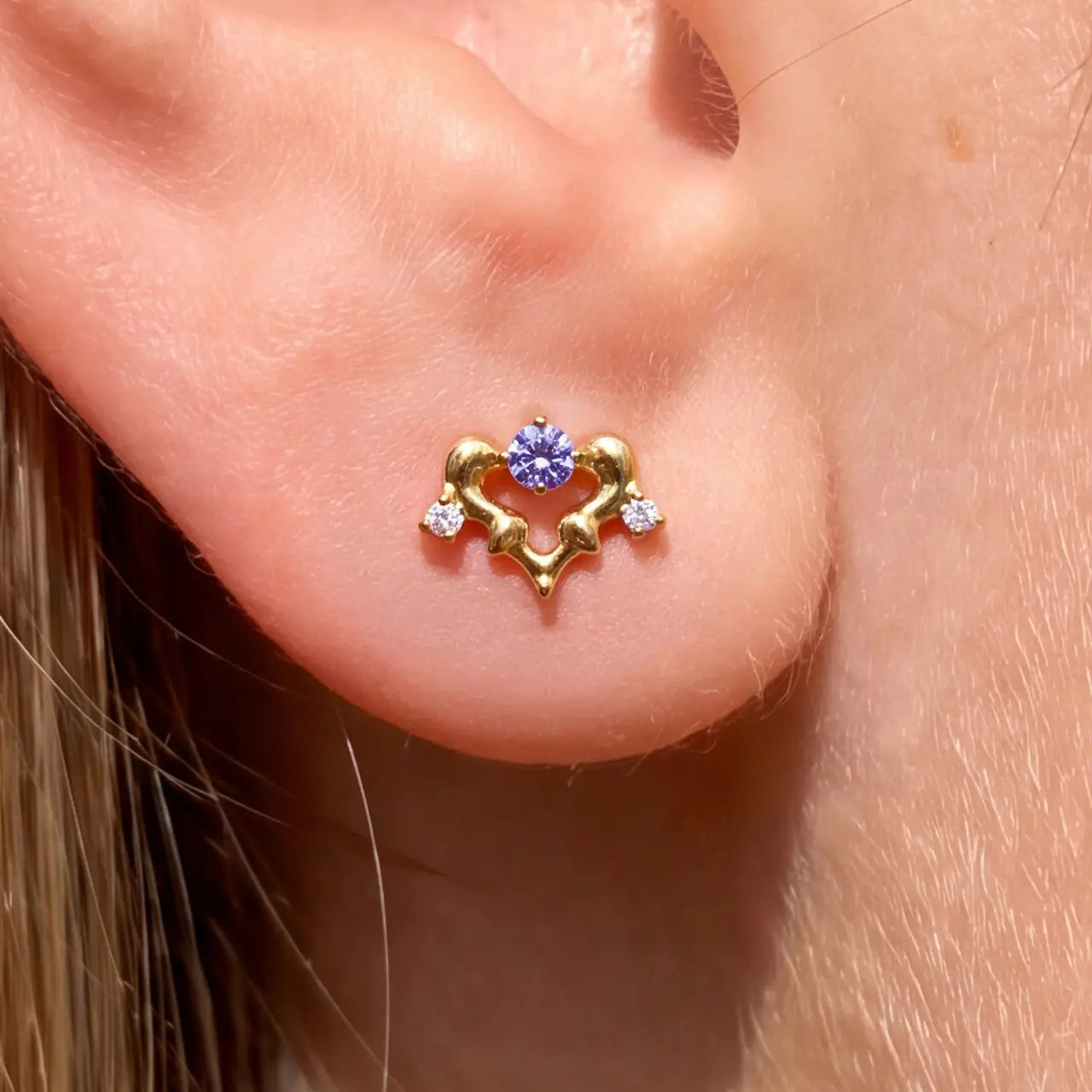 Arabesque Bloom Flatback Stud