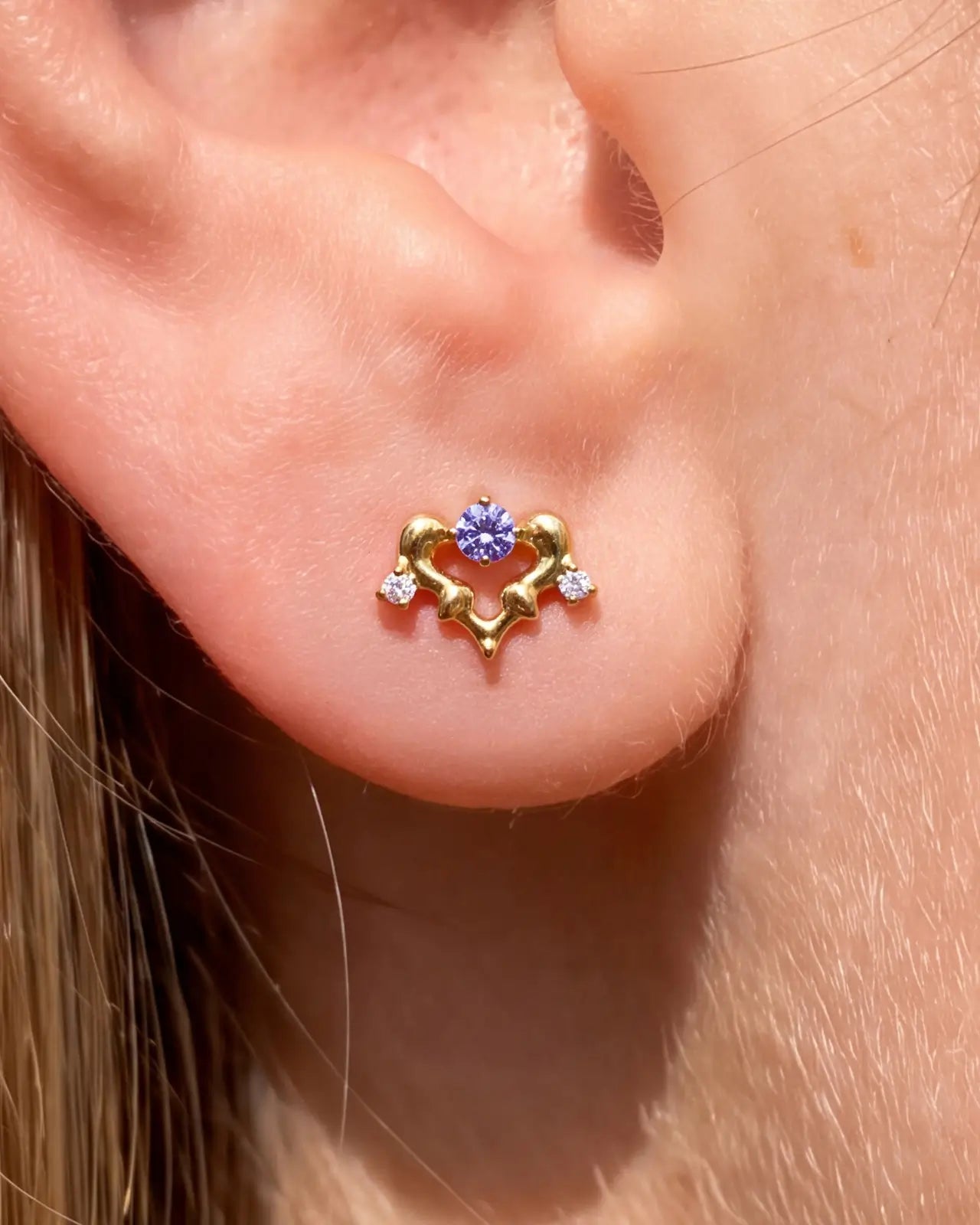 Arabesque Bloom Flatback Stud