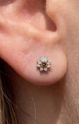 Radiant Sunburst Flatback Stud