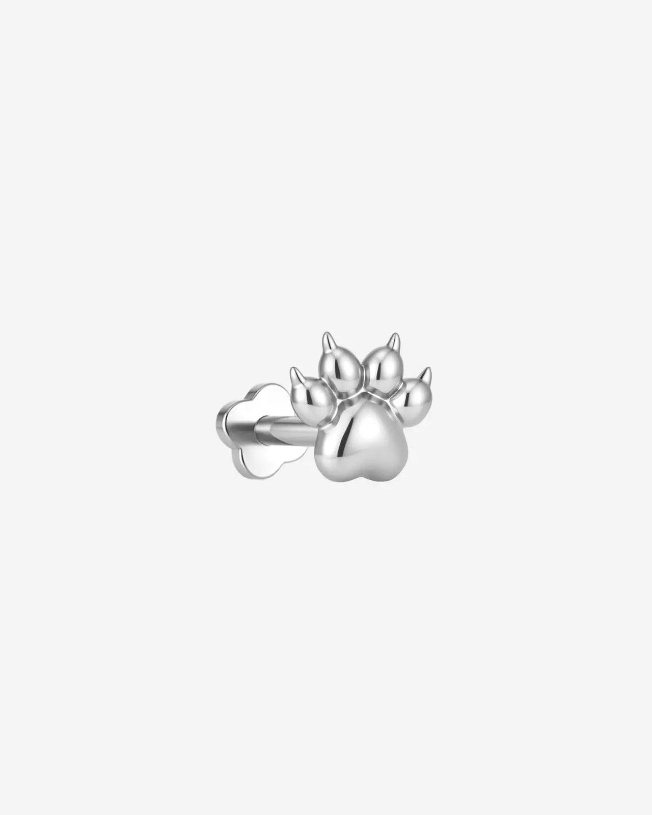 Clawed Paw Flatback Stud