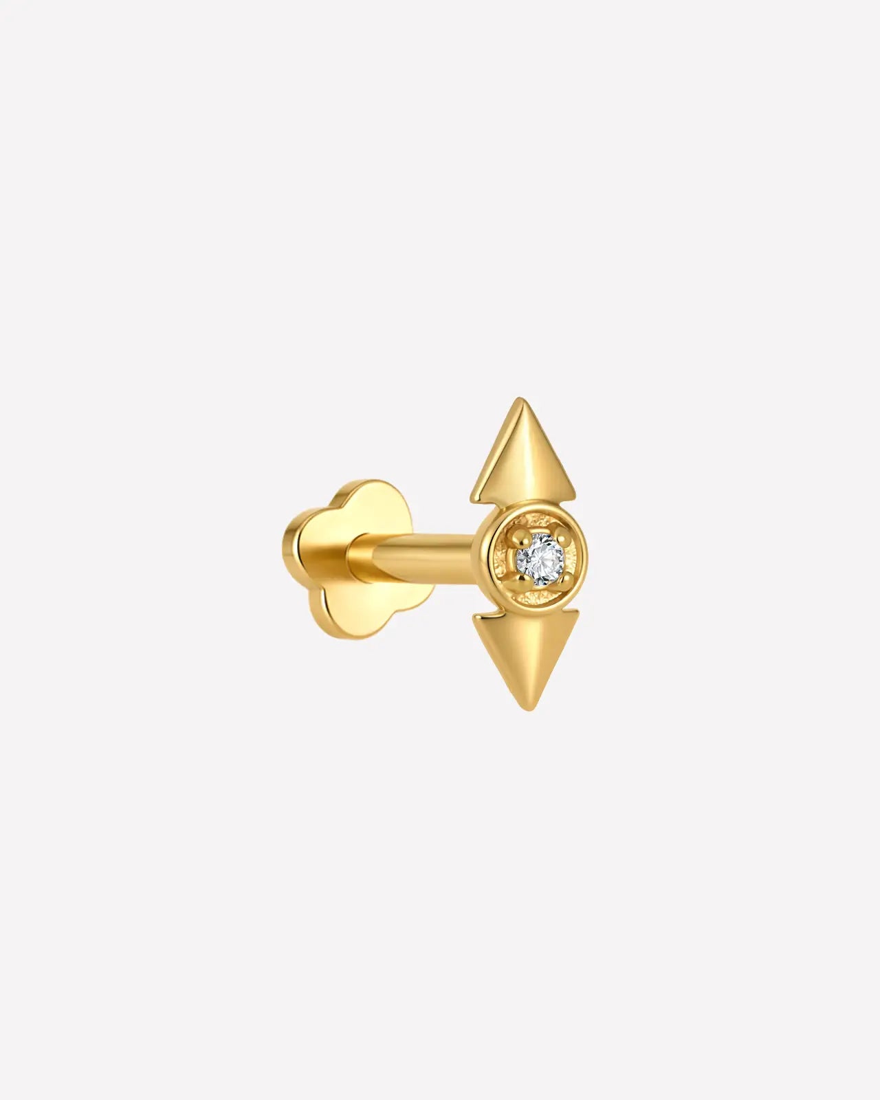 Axis Arrow Gem Flatback Stud