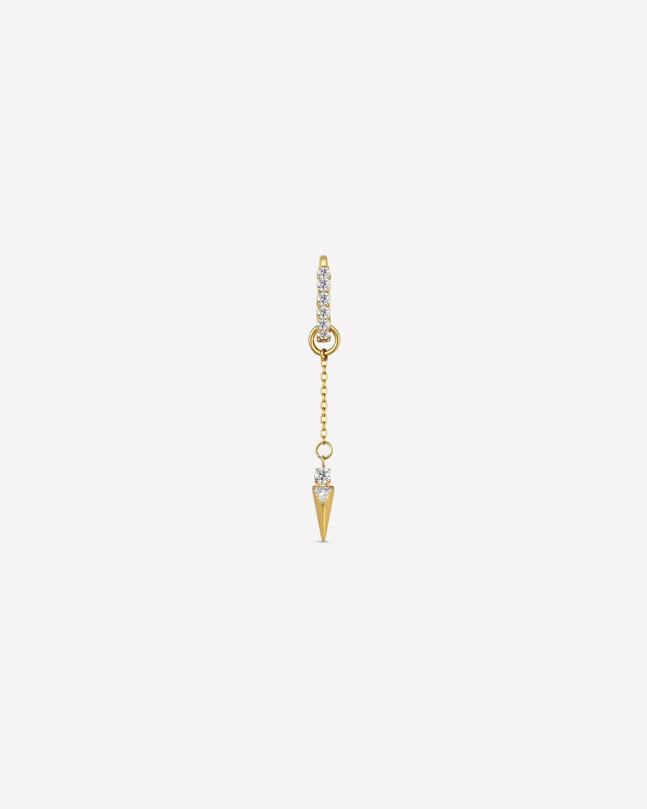 Prism Spike Hoop Charm
