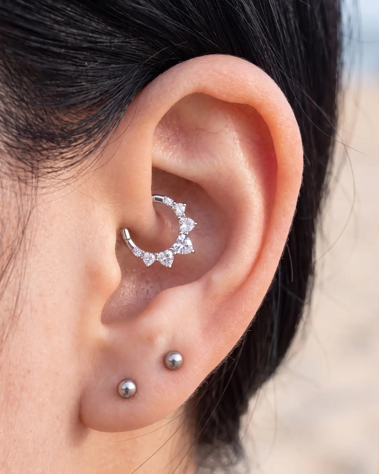 Clicker Amorette con arco graduato a cuore