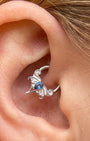 Blue Teardrop Filigree Clicker
