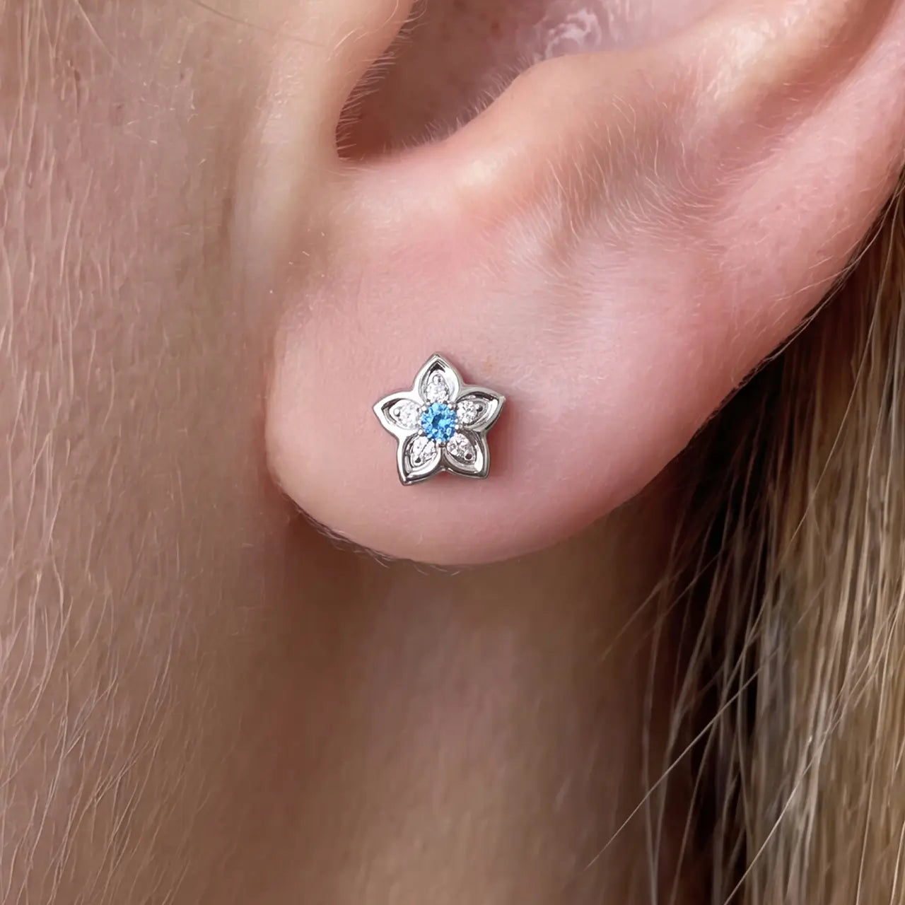 Celestial Blossom Flatback Stud