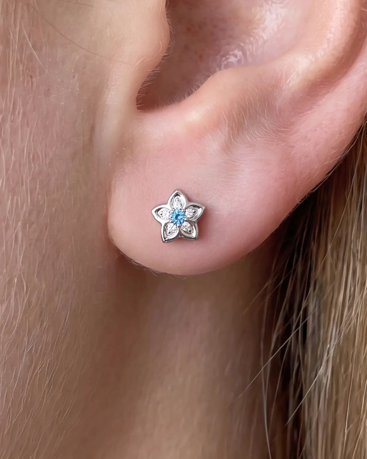 Celestial Blossom Flatback Stud