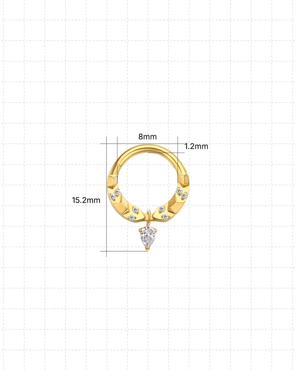 Ornate Teardrop Clicker