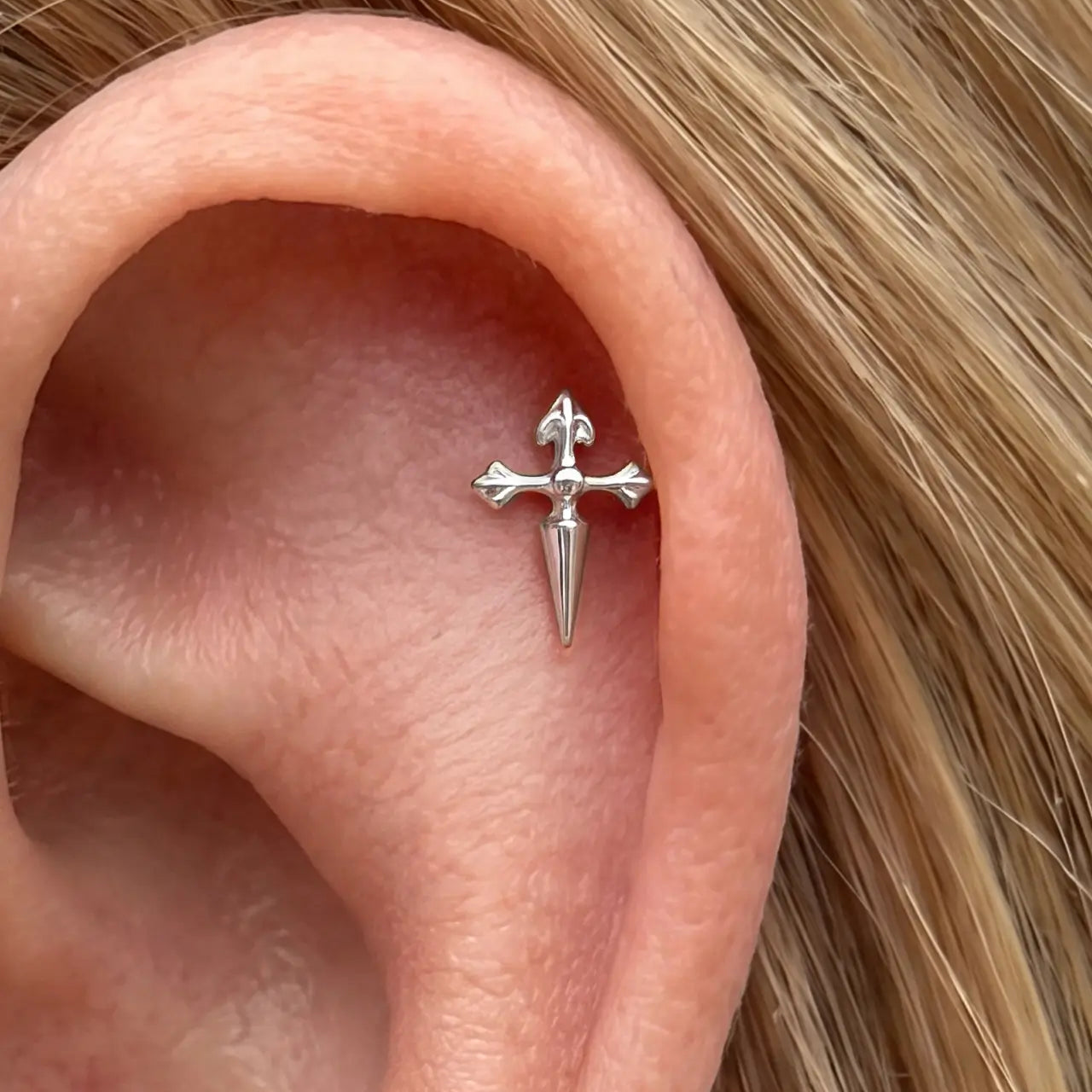 Gothic Dagger Flatback Stud