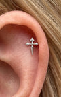 Gothic Dagger Flatback Stud